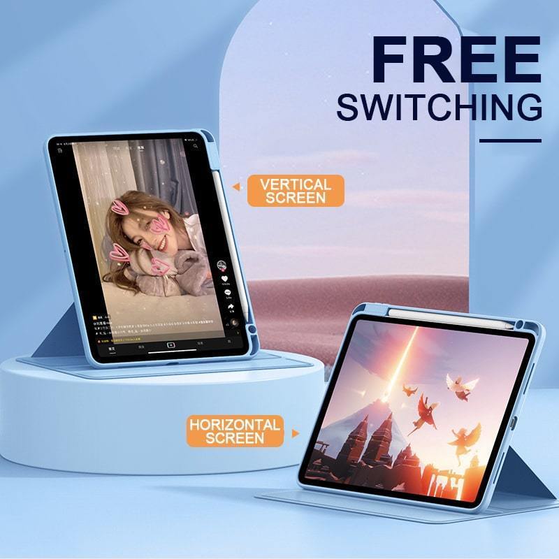 Ốp Máy Tính Bảng Xoay 360 Độ Mới Cho iPad 7 / 8 / 9 10.2 Inch 10th 2022 10.9 Inch Air4 10.9 Air5 2022 Pro 12.9 Inch Mini 6 8.3 Inch (2021)