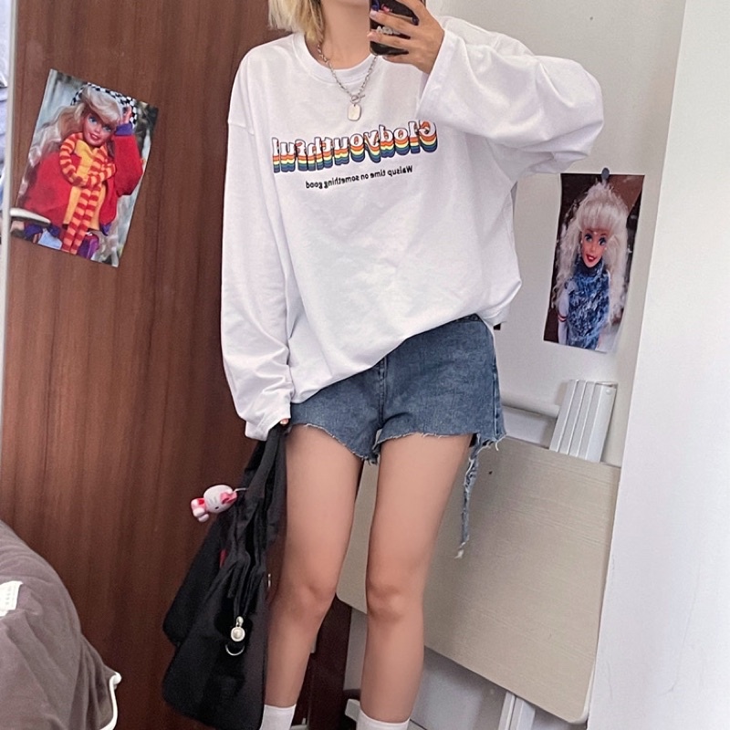 Áo thun dài tay nam nữ. áo phông dài tay unisex form rộng chất cotton dày đẹp mềm mịn in hình clody