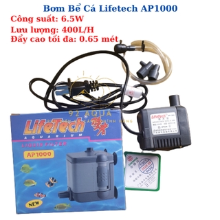 Bơm Bể Cá Lifetech AP1000 (6.5W - 400L/H - 0.65M) - Máy Bơm Nước Hồ Cá