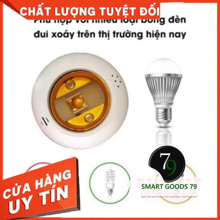 [ Chính Hãng ] [323] Đuôi đui đèn cảm ứng cảm biến âm thanh vỗ tay tự động phát sáng trong tối chố