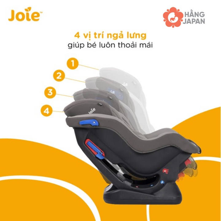 Ghế ngồi ô tô cho bé Joie Steadi từ 0 đến 4 tuổi hàng nhập khẩu Anh -  Bản LIMITED