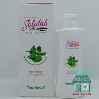 Dung dịch vệ sinh phụ nữ Solutab Daily chai 100ml