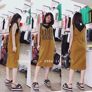 Set Đầm cute quá khách ơi