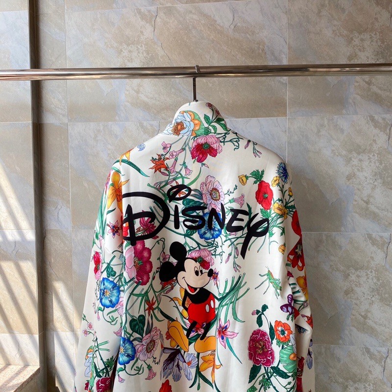 Áo khoác Gucci GC hàng cao cấp họa tiết hoa Mickey siêu xinh