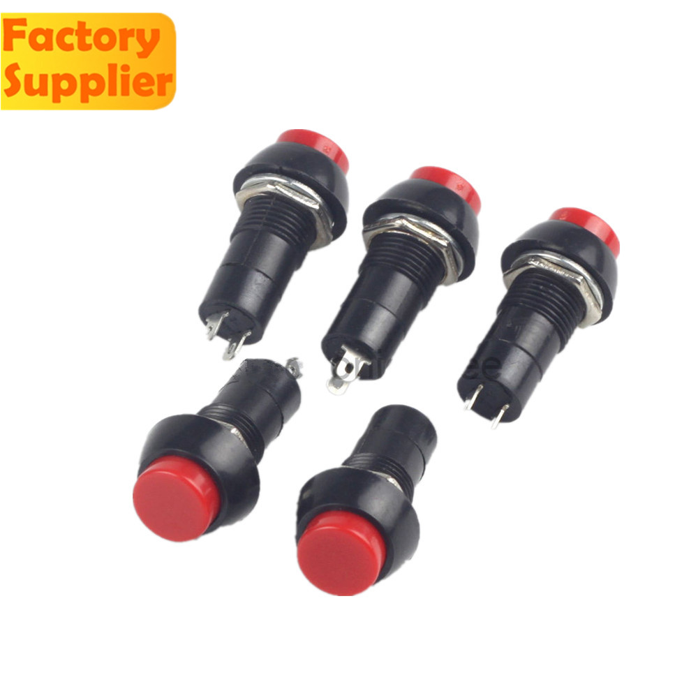 Bộ 5 cái công tắc pcbfun tự khóa Mở / Tắt 12mm 250V 3A PBS-11B