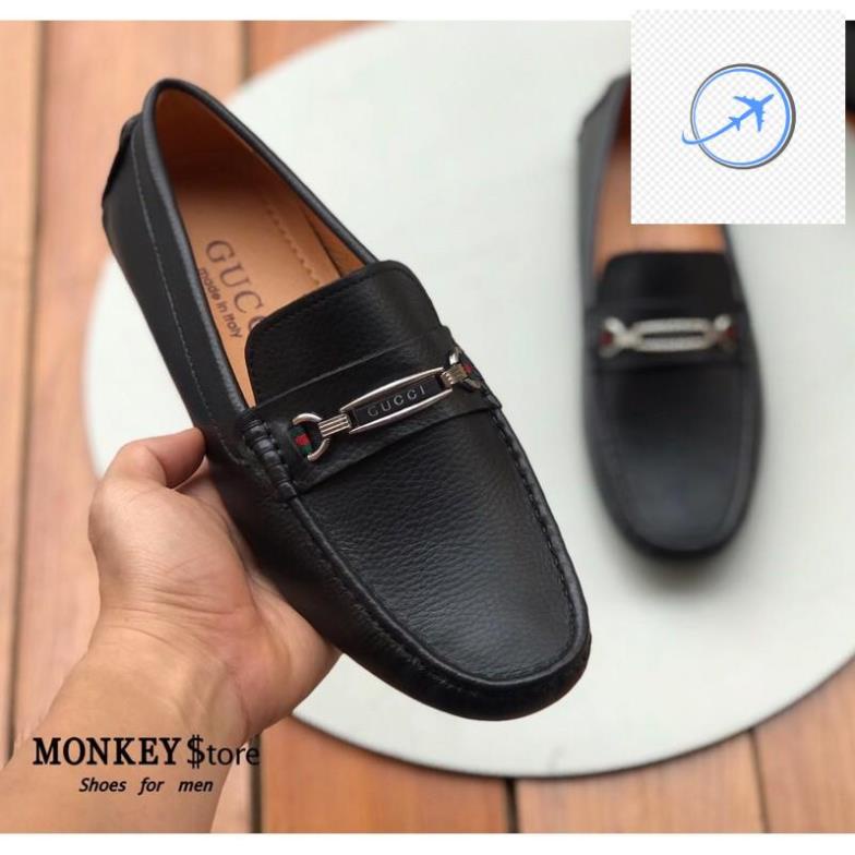 🕶️❤️ Giày lười, Giày mọi nam GC Da bò, Đế âm - Bảo hành 12 tháng ( Mã GLGC02 - Ảnh và video độc quyền ) 🕶️❤️