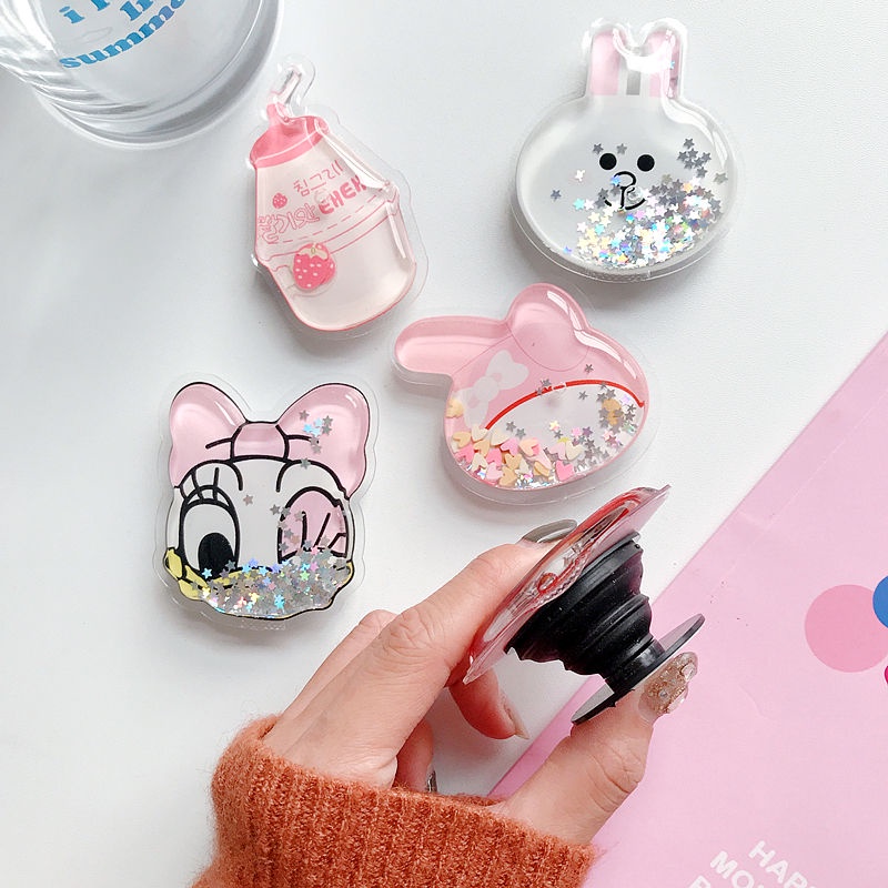 Giá Đỡ Điện Thoại Mềm Gấp Gọn Có Kim Tuyến Nước