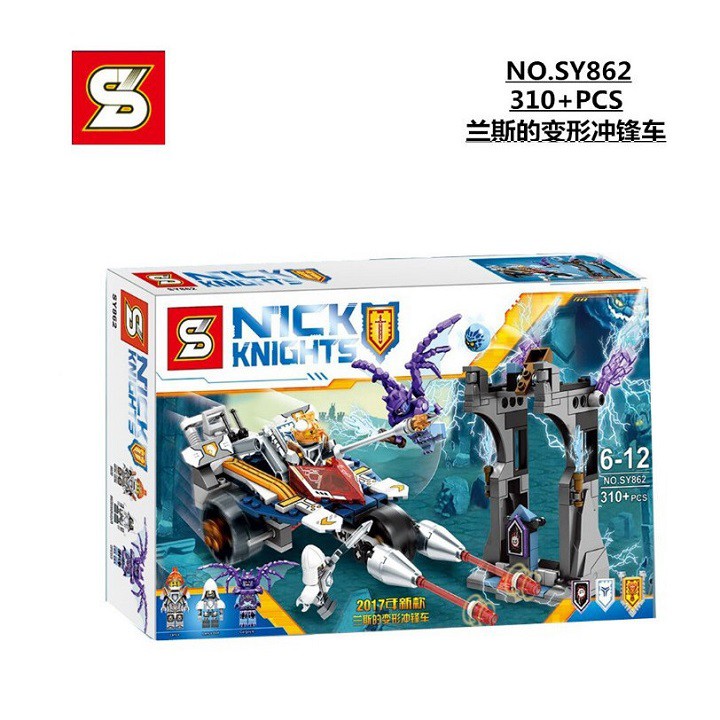 Lắp ghép thiết xa phi tiêu của Hiệp Sĩ Nexo Knights SY862