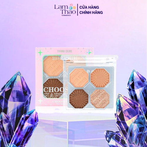 Bảng Phấn Mắt 4 Ô Sivanna Colors Choose Happy Eye x Cheek Shadow Palette