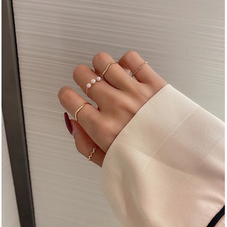 Set Nhẫn Thiết Kế Thời Trang Dành Cho Nữ