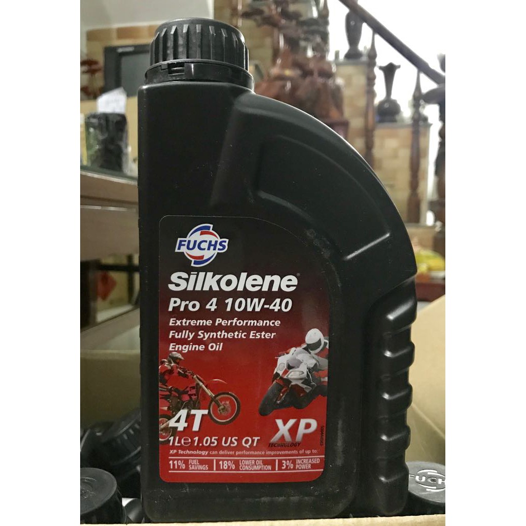 Fuchs Silkolene Pro 4 10w40 - Nhớt Tổng Hợp Toàn Phần Gốc Ester