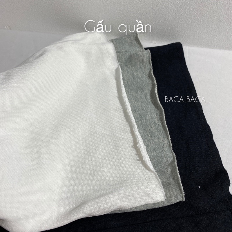 Quần Thun Ống Suông  BACA Dáng Dài chất vải thun da cá cotton Phong Cách Ulzzang