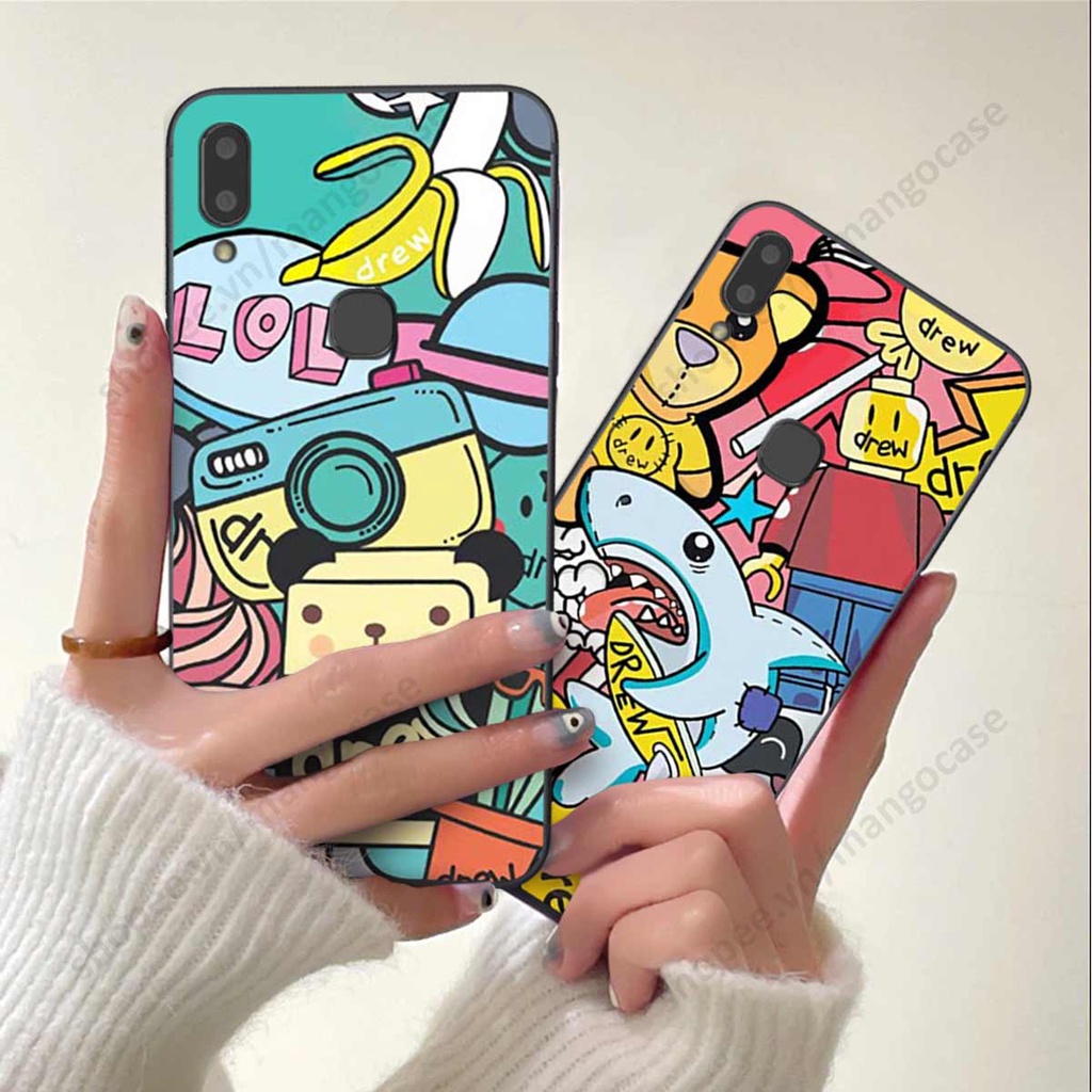 Ốp lưng điện thoại Vivo V9 / V9 Youth drew, kaws, bape cao cấp, vỏ ốp rẻ đẹp