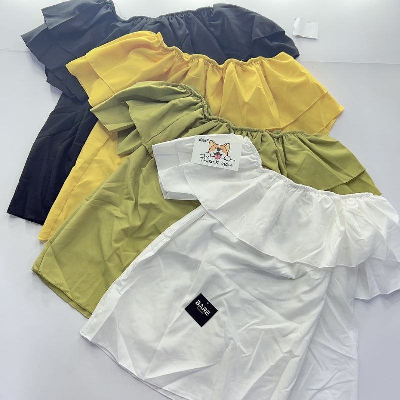 Áo bẹt vai bèo suông sơ vin rất dễ thương full màu đẹp