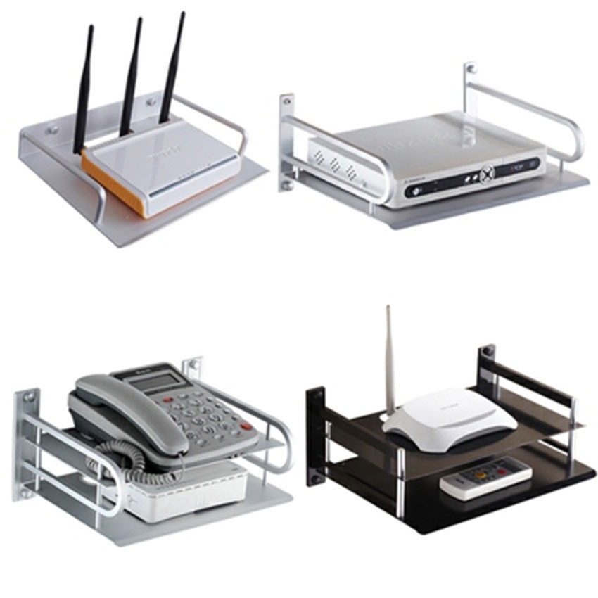 Giá Đỡ Bộ Định Tuyến Wifi Không Dây Gắn Tường Tiện Dụng Trang Trí Nhà Cửa