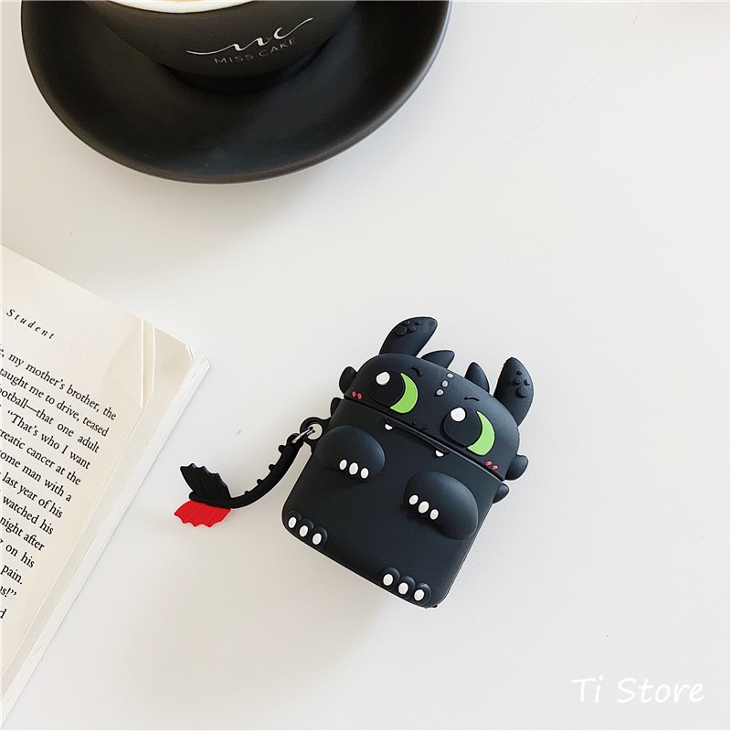 Case Airpod 1/2, Pro Rồng Toothless [ TI STORE ]