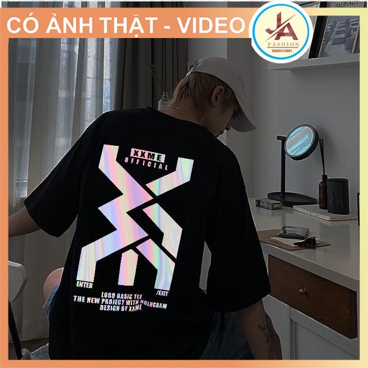 Áo Thun, phông Phản Quang  form rộng Tay Lỡ UNISEX XXME JASHOP