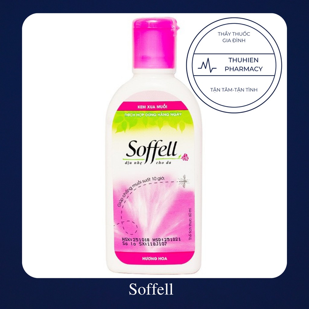 Soffell - kem xua muỗi (Lọ 60ml)