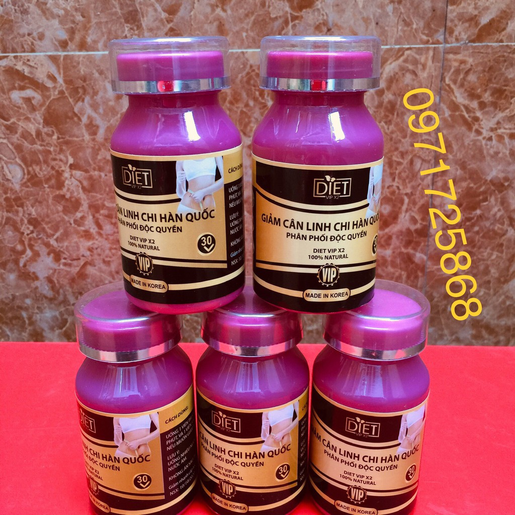 Giảm cân Linh Chi Hàn Quốc [ combo 3h]
