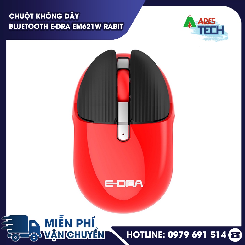 Chuột Không Dây Bluetooth EDRA EM621W Rabit  - BH Chính Hãng 24 Tháng