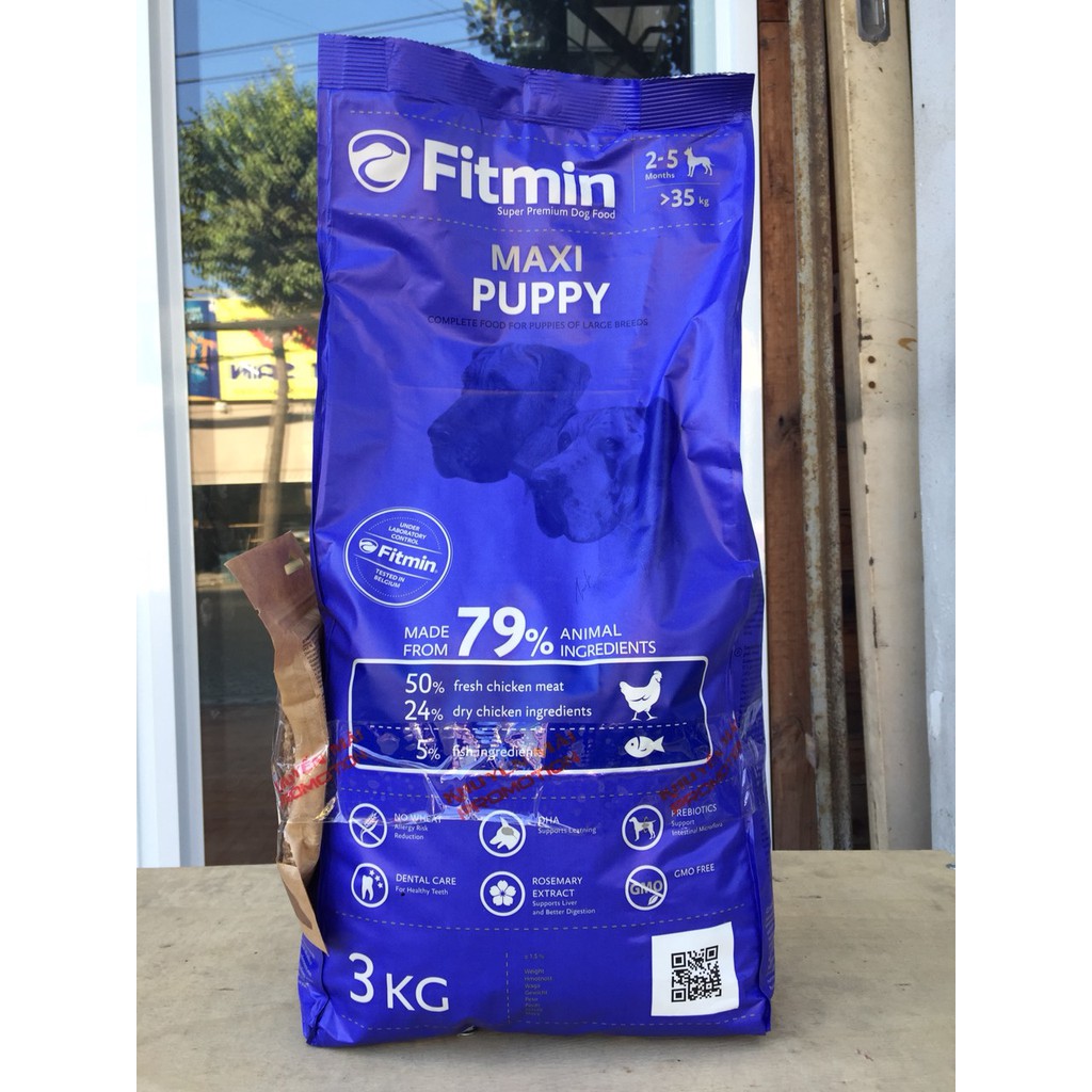 Thức ăn cho chó con - Fitmin dog maxi puppy 3kg