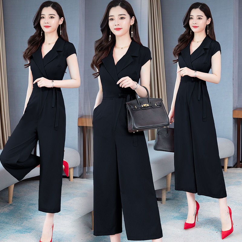 Jumpsuit Ống Rộng Thời Trang Hàn Quốc 2020 Dành Cho Nữ