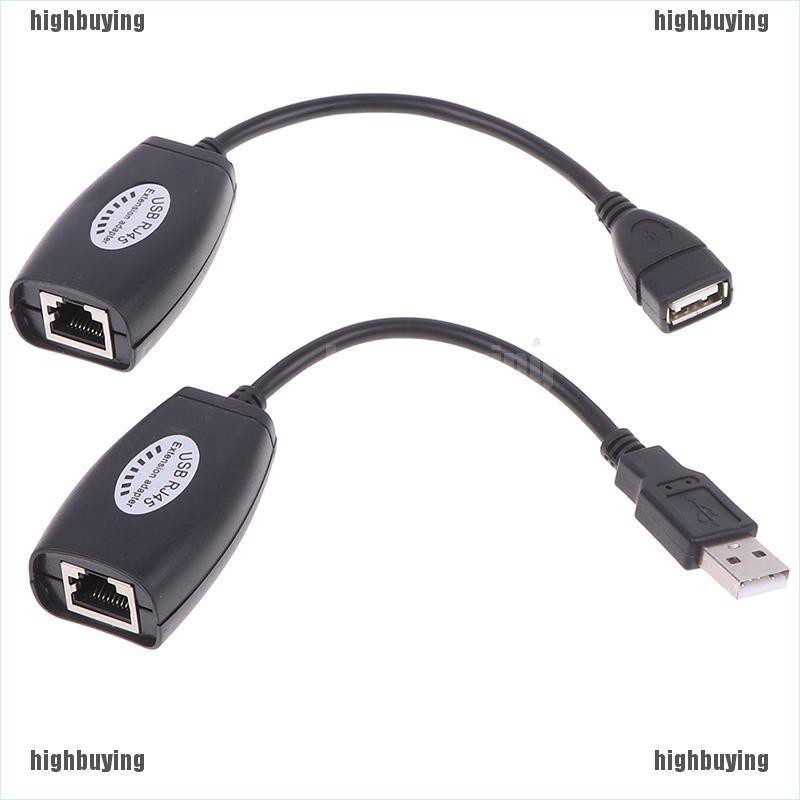HBVN belle USB UTP Extender Adapter Over Single RJ45 Ethernet CAT5E 6 Cable Up to 150 modish | BigBuy360 - bigbuy360.vn