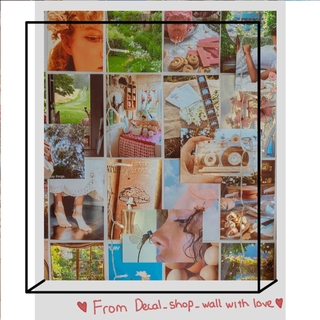 [FREESHIP  EXTRA] Wall Collage dán tường trang trí decor phòng ngủ - theme thiên nhiên con người