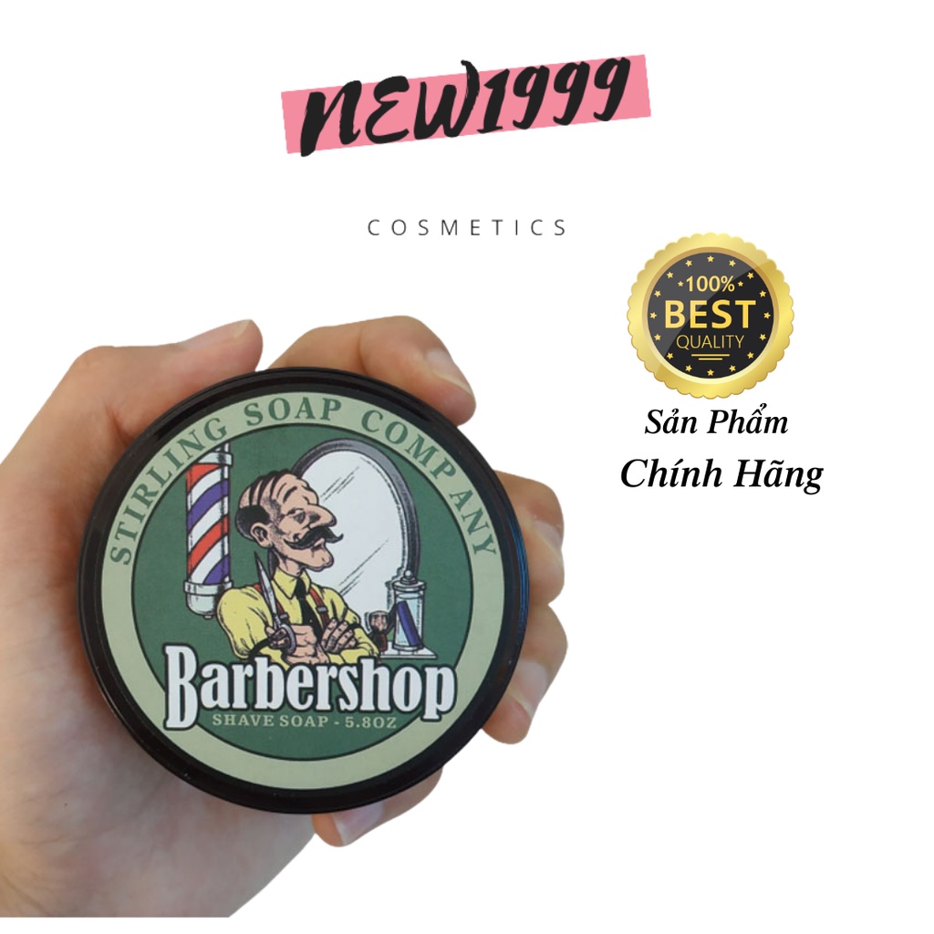 Sáp vuốt tóc nam tạo kiểu tóc cao cấp bóng mượt BarberShop Shave Soap 80gr