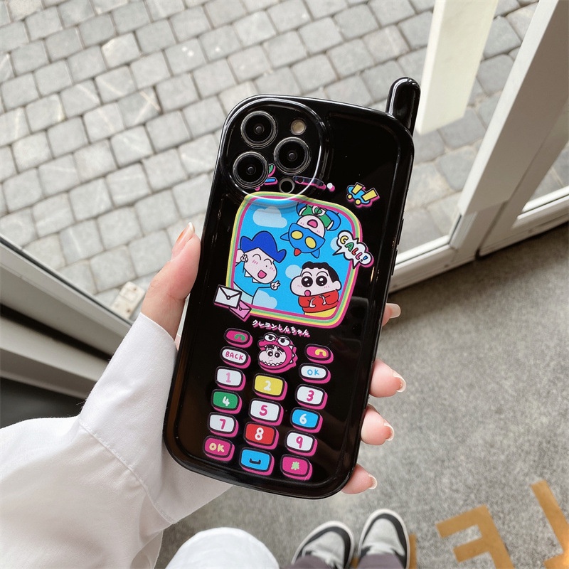 Ốp lưng Iphone hình điện thoại Trắng Đen Shin dành cho Iphone 77plus88plusxxrxs11121314propromax
