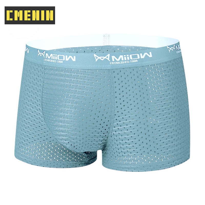 1 Quần Lót Boxer Nam Bằng Nylon Thoải Mái Gợi Cảm MW808