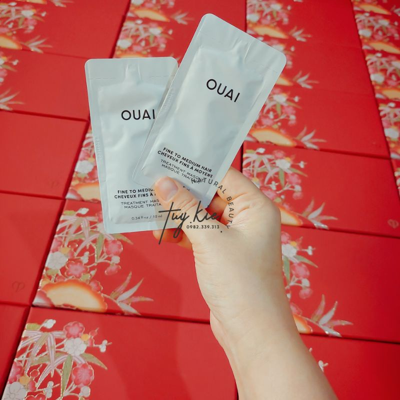 [ Sample 10ml ]Mặt nạ tóc OUAI Treatment Mask for Fine to Medium Hair