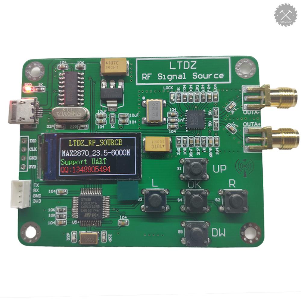 TLMS LTDZ MAX2870 STM32 23.5-6000MHz Signal Source Module USB 5V Powered Frequency and Modes Accessory