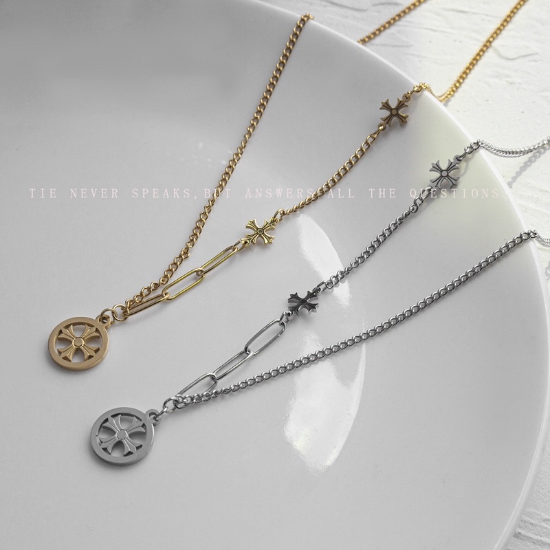 DÂY CHUYỀN UNISEX TITAN HOẠ TIẾT CHROMEHEART