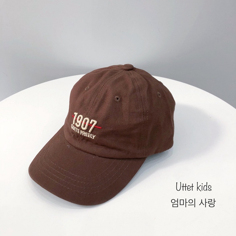 MŨ LƯỠI TRAI CHỮ 1907 DÀNH CHO BÉ GÁI VÀ BÉ TRAI CHU VI ĐẦU 50CM