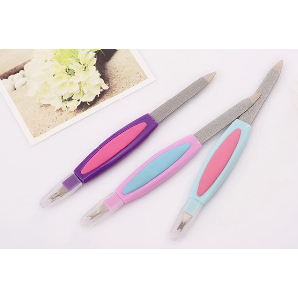 Dũa móng tay 2 mặt bằng kim loại