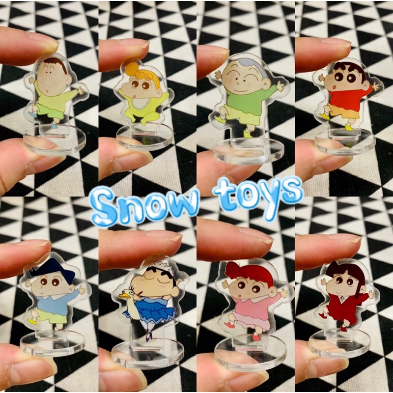 Mô Hình Tượng Standee Acrylic Mica Shin cậu bé bút chì - Nohara Shinnosuke Kazama Toru Sakurada Nene Sato Masao Bo