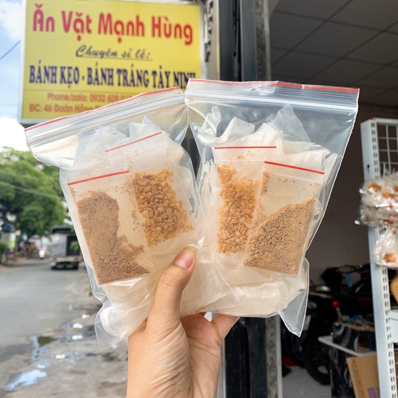 Bánh tráng phơi sương tây ninh muối tỏi cay độc quyền ,tỏi phi thơm giòn