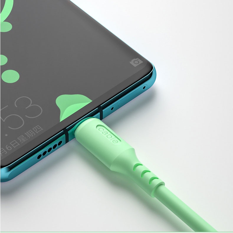 1M Dây cáp sạc nhanh cổng Micro USB Type C dành cho IP