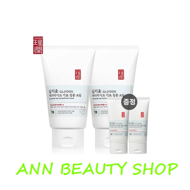 Kem dưỡng da mặt và toàn thân Illiyoon Ceramide Ato Concentrate Cream
