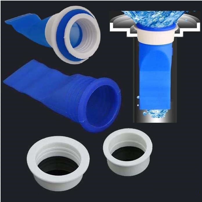 combo 2 Bộ van Silicone ngăn mùi hôi thối cống, hố Ga thoát sàn -  bồn lavabo - bồn rửa bát