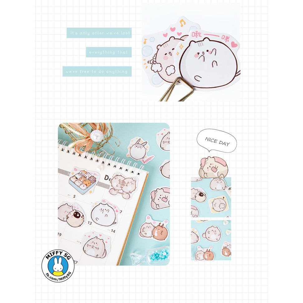 Hộp 45 sticker EM CHUỘT MẬP
