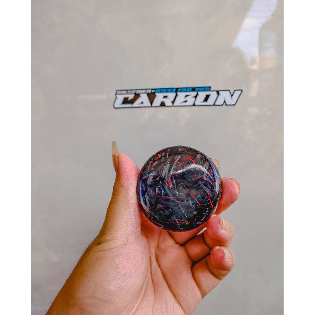 Nắp Xăng Yamaha Ốp Vải Carbon Fiber Foged Sợi Đỏ Nhỏ