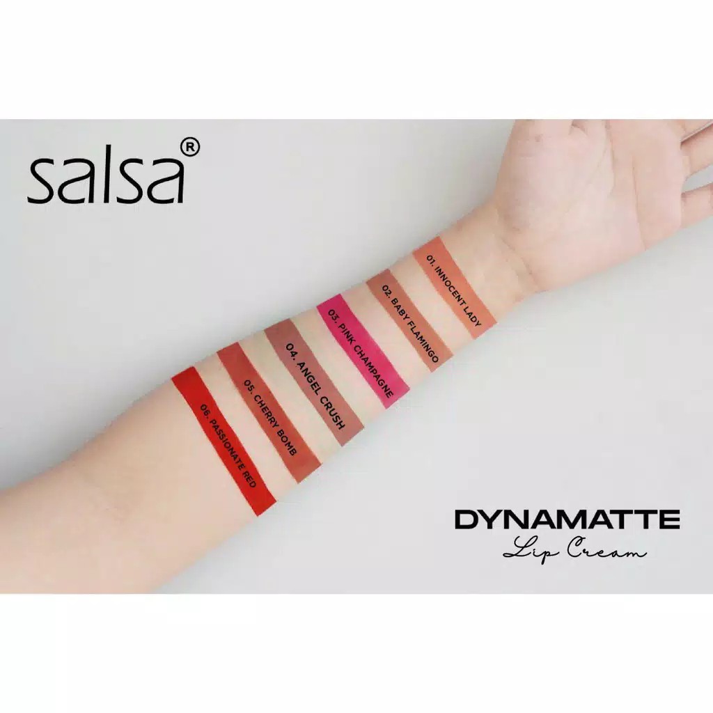 (hàng Mới Về) Son Kem Lì Trang Điểm Môi Salsa Dyna Matte | BigBuy360 - bigbuy360.vn