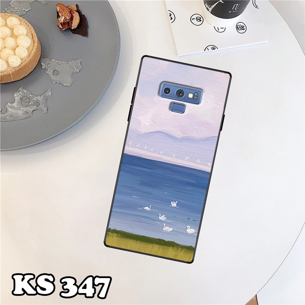 Ốp lưng Samsung Note 9 - Samsung Note 8 - Samsung Note 7 (Note Fe) - Ốp in hình Cánh đồng hoa - Chất liệu TPU