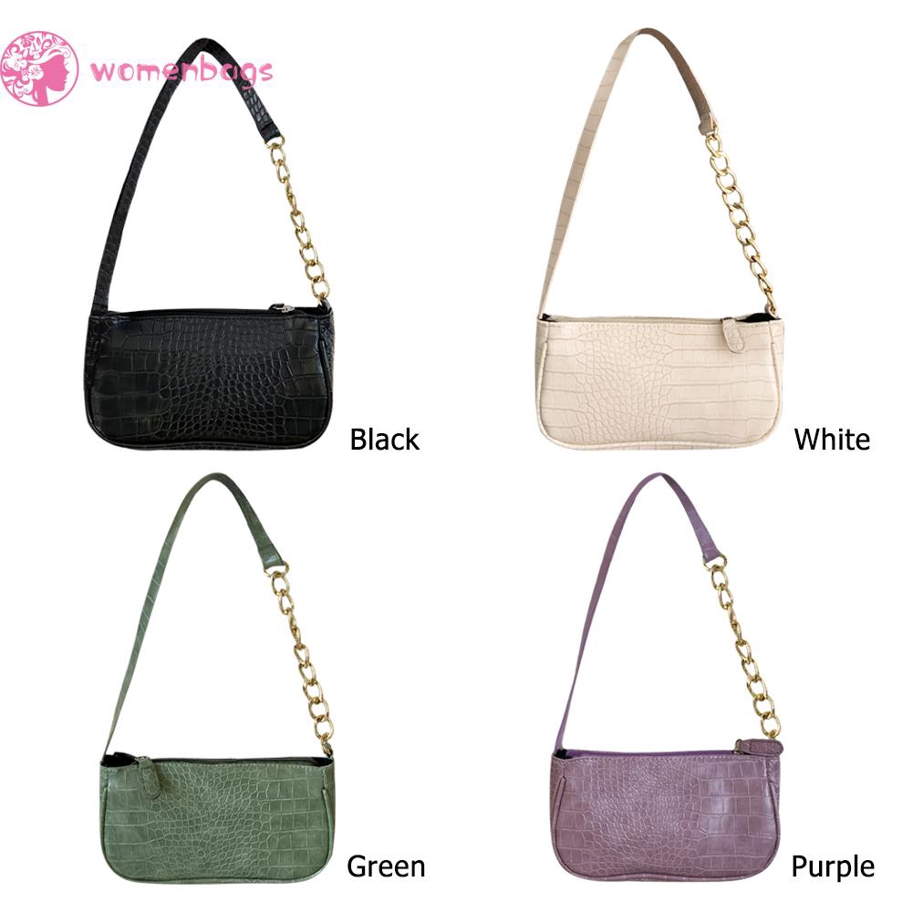 Túi Xách Da PU Họa Tiết Da Cá Sấu Thời Trang Cho Nữ | BigBuy360 - bigbuy360.vn