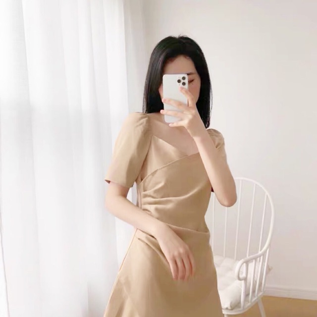 MIRA DRESS - BEIGE VER