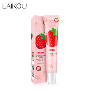 Tuýp Mặt Mạ Môi Laikou Dâu Tây Dưỡng Phục Hồi Chăm Sóc Môi 18g