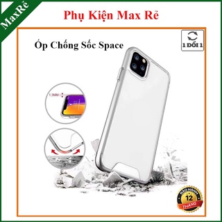 Ốp lưng iphone ⚡ Ốp Iphone Space Trong Suốt Chống Sốc, Chống Ố Viền Dẻo cho Iphone 7Plus/8Plus/X/XS/.../13ProMax