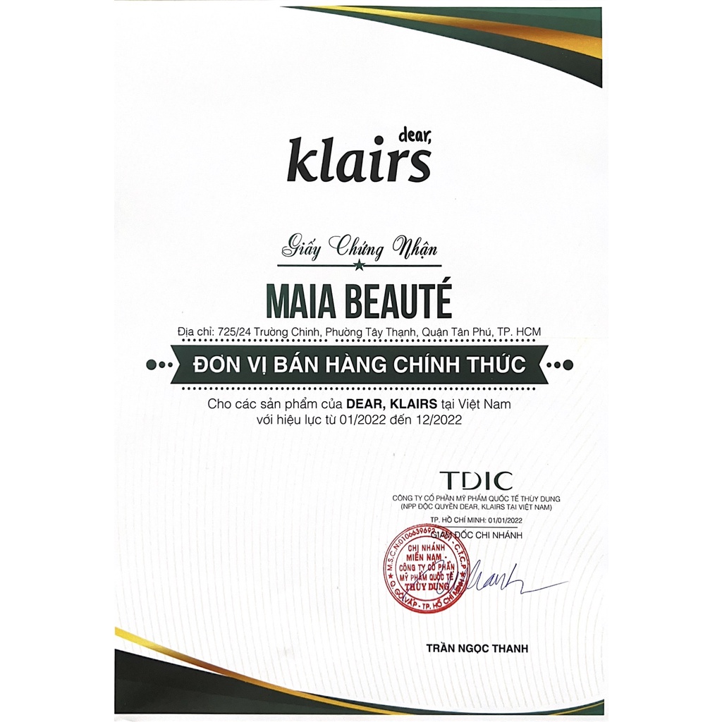 Nước Hoa Hồng Làm Sạch và Cấp Ẩm Dear Klairs Daily Skin Softening Water 500ml